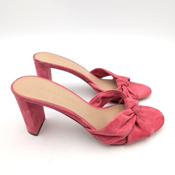 Veronica Beard Ganita Slide Sandal Women's Knot Front Pink Size US10M EU41 - Picture 3 of 13
